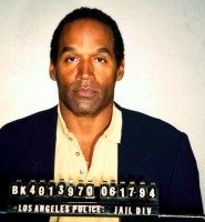 1994: OJ Simpson, charged with murdering ex-wife Nicole Brown Simpson and her friend Ronald Goldman.