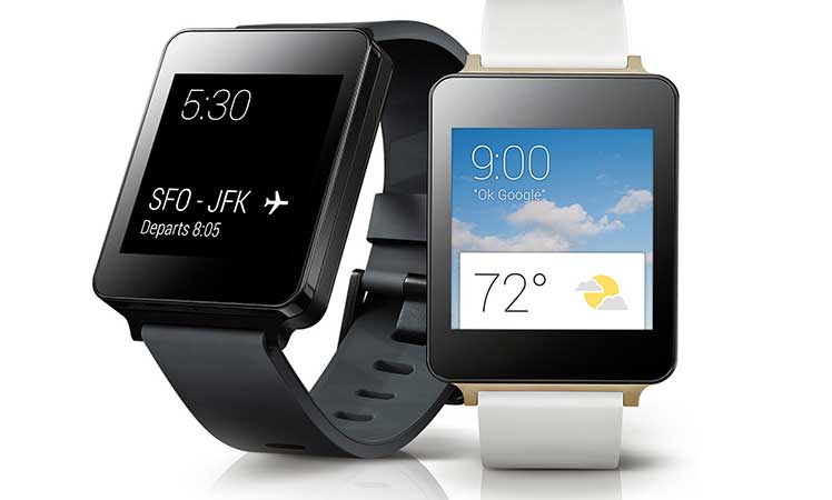LG's new Android Wear-powered watch. 