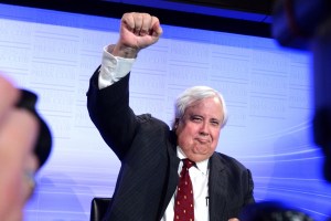 Clive Palmer fist pump