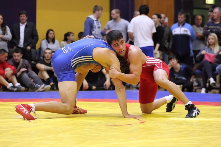 Wrestler and Iranian asylum seeker Mohamadreza Ashori. Source: Hus Erzurumlu.
