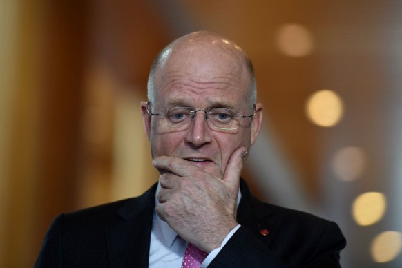 Senator David Leyonhjelm took exception to the term "angry white male". Photo: AAP.