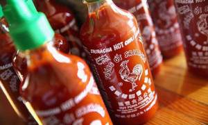 The vital chilli hit of Sriracha sauce.