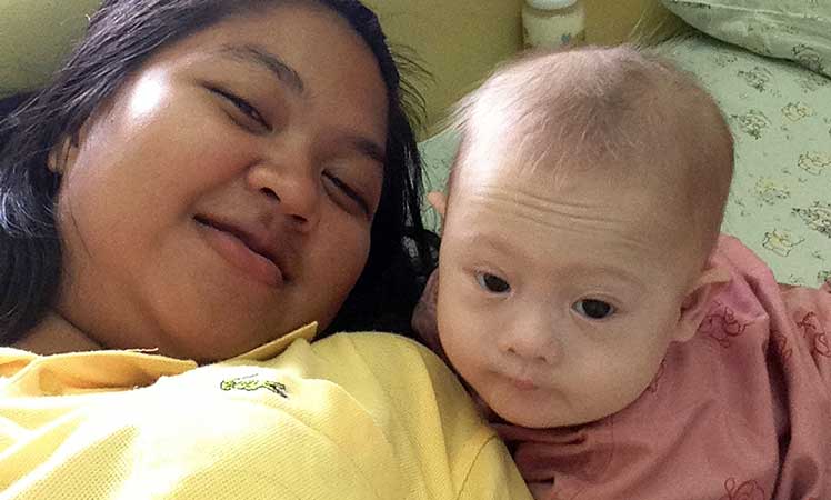 Gammy and a twin sister were born to Chanbua in December.