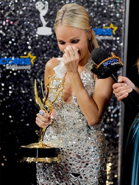 Kristen XXX also can't believe she won an Emmy for Pushing Daisies. Photo" AAP