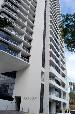 The Surfer's Paradise apartment complex. 