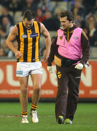 Hawthorn is sweating on the fitness of backman Brian Lake. Photo: Getty
