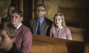 Original star Simon Burke with co-star Morgana Davies. 