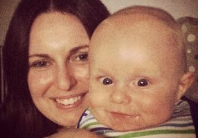Bianka O'Brien with baby Jude. Photo: AAP