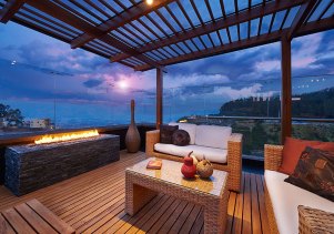 Home renovators are loving high-end alfresco areas. 