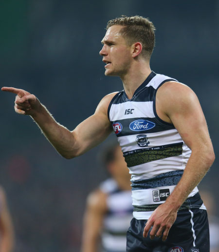 Geelong's Joel Selwood is our skipper. Photo: Getty