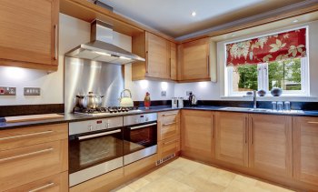 Oversized snazzy kitchens with quality fittings and stone benchtops are a must. 