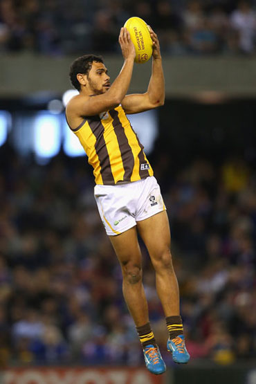 Cyril Rioli did not hit full pace in his stint with the Box Hill Hawks. Photo: Getty