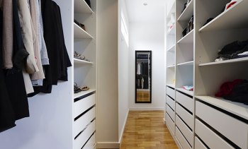 The bigger the wardrobe the better.