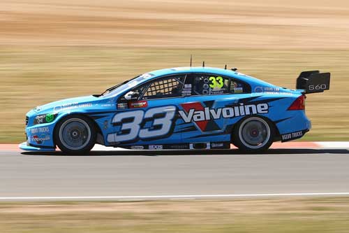 Scott McLaughlin driving the Valvoline Racing Volvo.