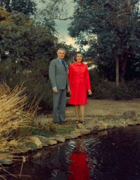 Gough and Margaret Whitlam in 1973.
