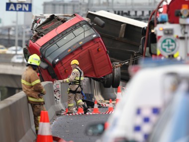 Truck crash AAP