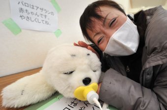 The PARO healthcare robot. Photo: Getty