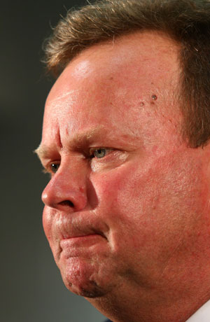 Bill Pulver blamed the fans. Photo: Getty