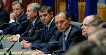 Prime Minister Tony Abbott meeting Australian premiers