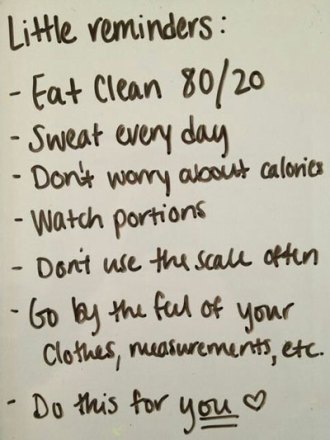 Words to live by - but is all #fitspo advice suitable?