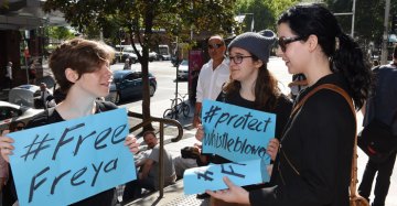 Freya Newman supporters