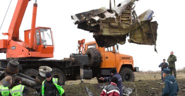 MH17 wreckage