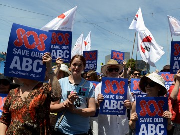 ABC CUTS RALLY MELBOURNE