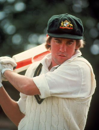 David Hookes had his jaw broken during World Series Cricket. Photo: Getty