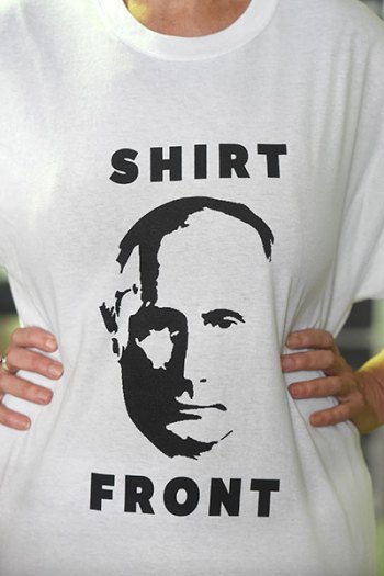 "Shirtfront" has been named as Australia's word of the year.