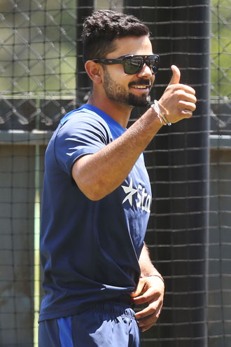 Stand-in Indian skipper Virat Kohli has promised to play aggressive cricket. Photo: Getty