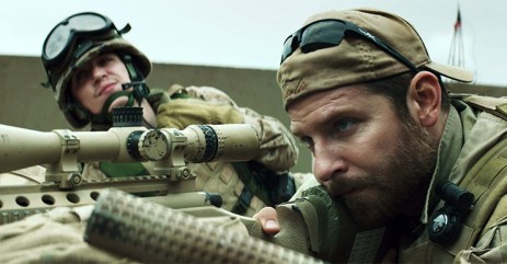 Cooper in a sniper scene from the film. Photo: AAP