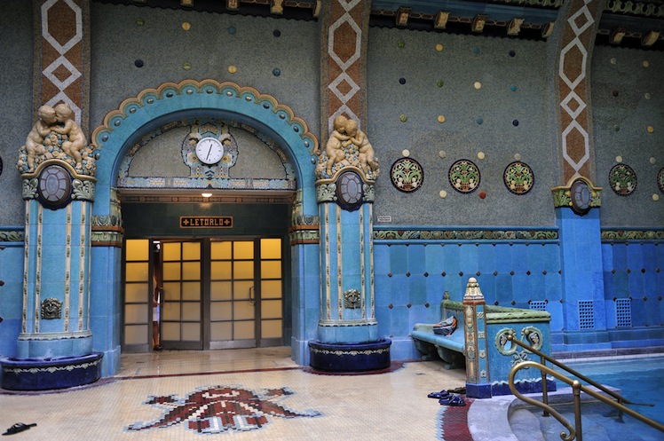 Inside the Gellert Thermal Bath, a traditional Hungarian thermal bath complex with spa treatments. Photo: Shutterstock