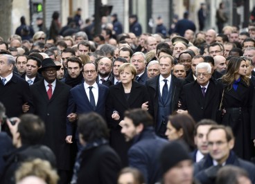 Paris shooting rally march world leaders