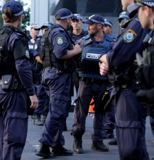 Martin Place police Getty