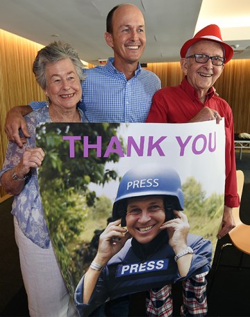 Peter Greste's family