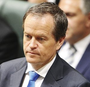 Opposition leader Bill Shorten