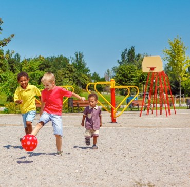 Backyard activities are now moving to nearby parks and playgrounds. Photo: Shutterstock