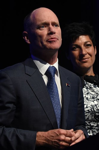 Campbell Newman concedes defeat in the seat of Ashgrove. Photo: AAP