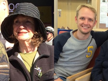 Carol Friday and son Greig were on board the Germanwings Airbus A320.