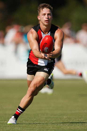 Jack Billings will be a key player for St Kilda after he overcomes a hamstring injury. Photo: Getty