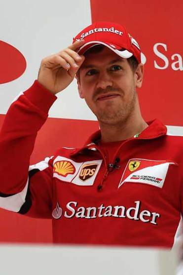 Only time will tell if red is Sebastian Vettel's colour. Photo: Getty