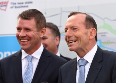 Tony Abbott Mike Baird