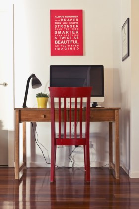 Study nooks can be placed into communal living areas.