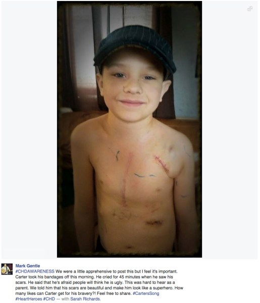 Mr Gentle's Facebook post has gone viral.