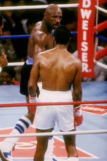 Marvin Hagler and Sugar Ray Leonard's 1987 fight rewrote the record books in terms of money. Photo: Getty