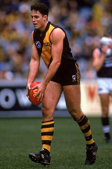 Richmond's Justin Charles tested positive for the steroid beldenone in 1997. Photo: Getty