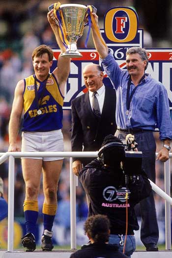 It took Malthouse nine seasons as a coach before he won his first premiership. Photo: Getty