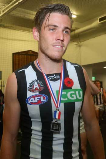 Paul Seedsman with his ANZAC Day Medal. Photo: Getty