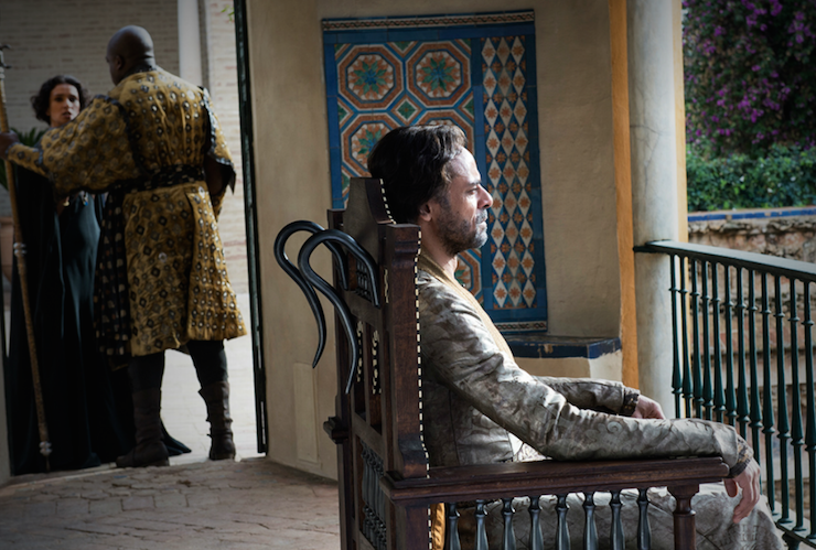 Ellaria is desperate to convince ------ to cut Myrcella into tiny pieces.