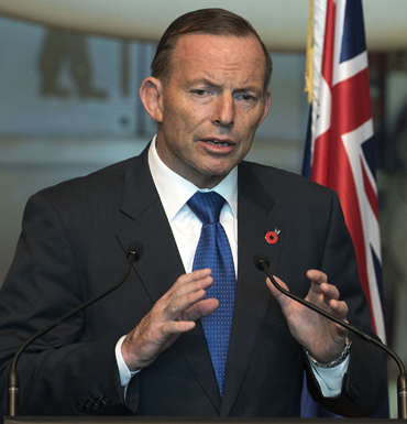 Tony Abbott said Australian and British authorities were working together.